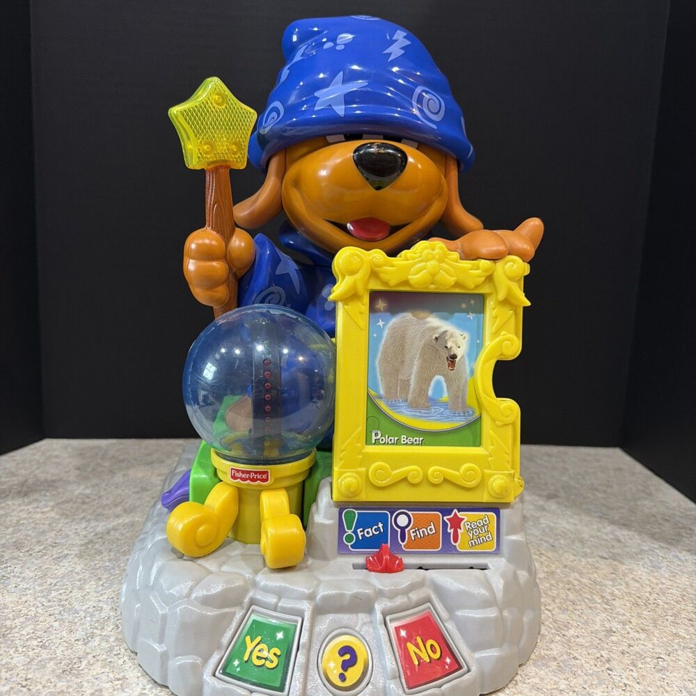 Quizard, The Learning Wizard Fisher-Price Includes 8 Cards Great Sounds Works